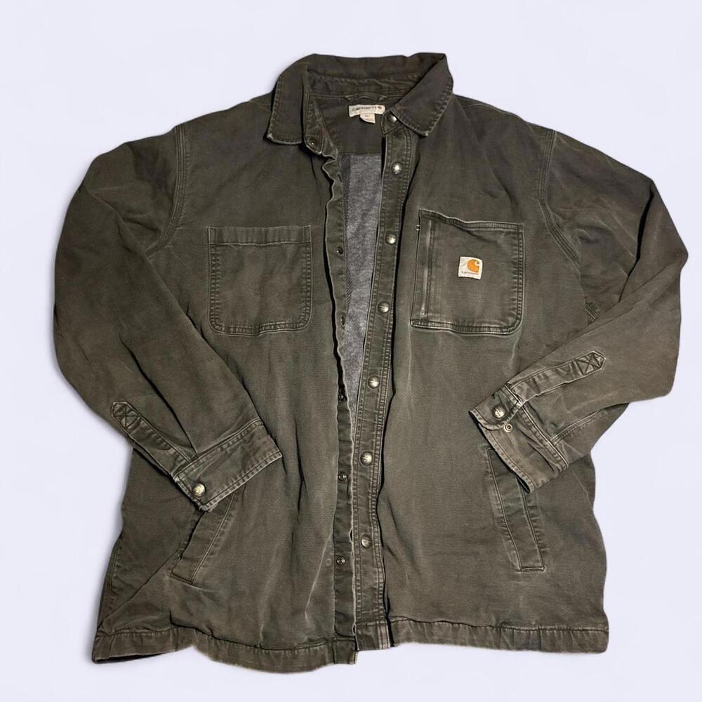 vintage Carhartt gray jacket